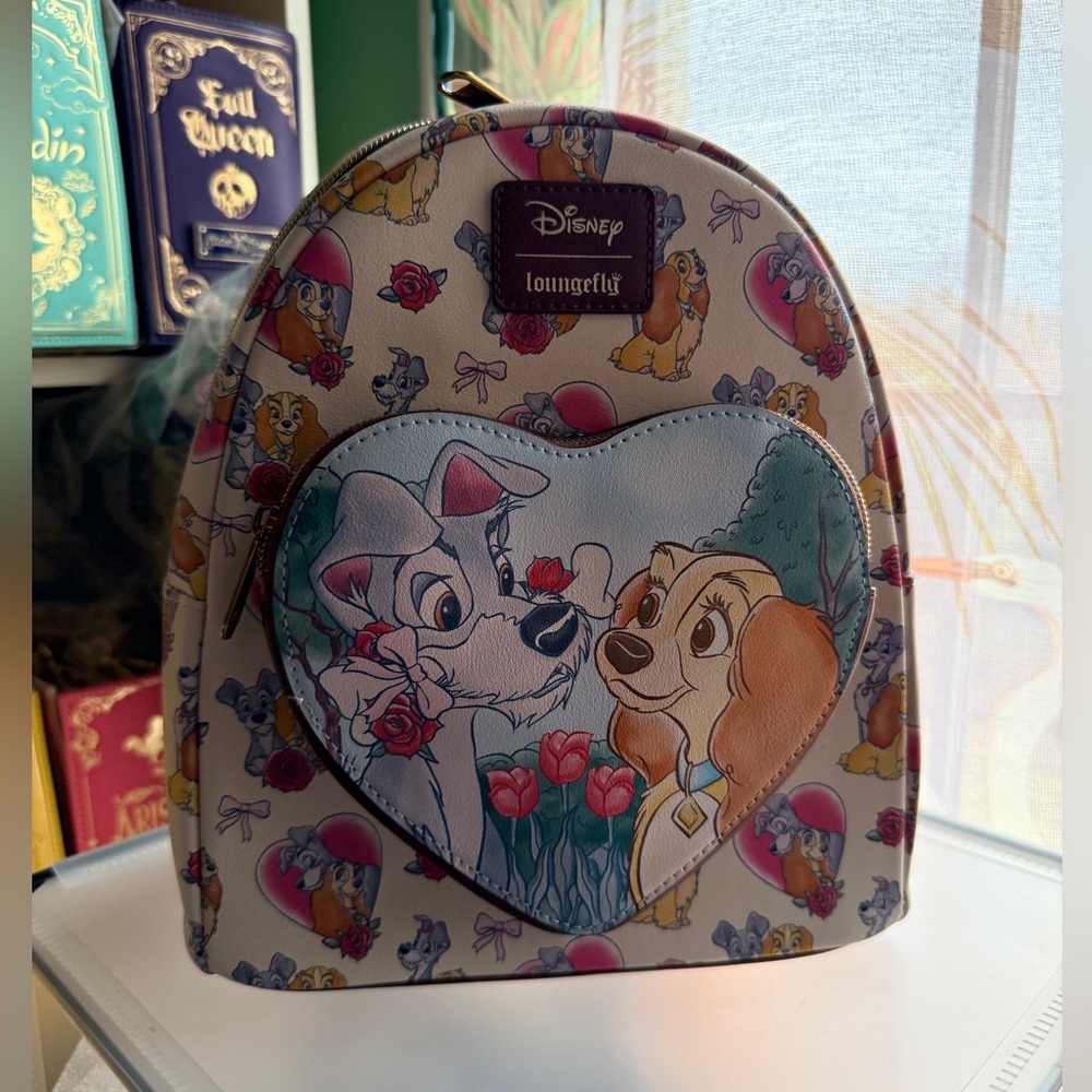Loungefly Disney Lady and the Tramp Mini Backpack NWT